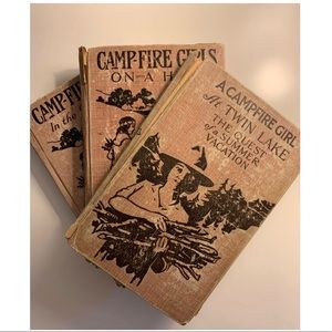 Vintage Campfire Girl set of books